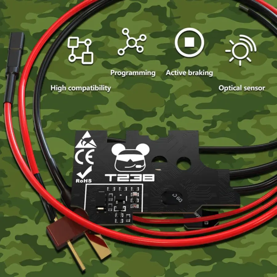 T238 DTU V1.7 Version capteur lumineux pour V2 Gear Box