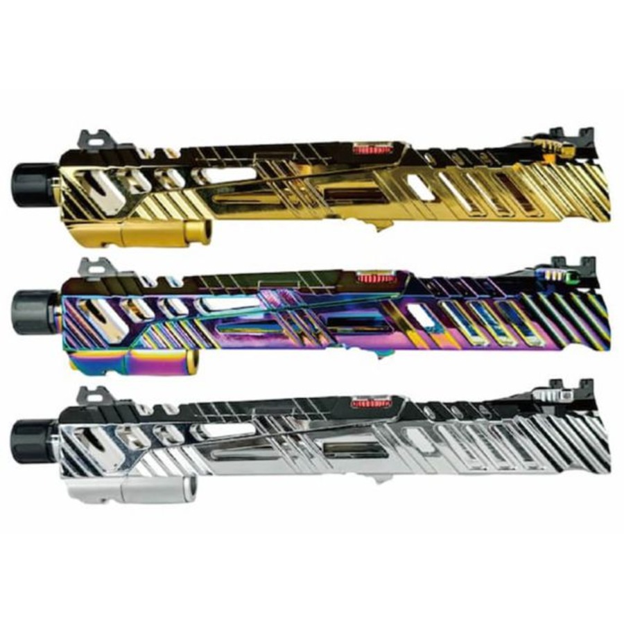 Slide CTM Split Slide Superline TM Hi-Capa 5.1 - Arc-en-ciel électroplaqué – Image 5