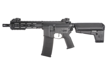 Réplique AEG M4 AR15 M-LOK 8″ Charlie Carbon – Delta Armory