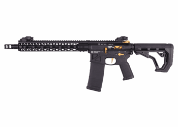 Réplique AEG HEXAGON FULL SKELETON FREYA 12.5″ GEN.2 Noir/Or – DELTA ARMORY