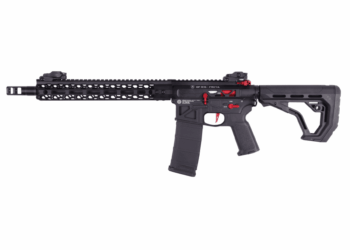 Réplique AEG HEXAGON FULL SKELETON FREYA 12.5″ GEN.2 Noir/Rouge – DELTA ARMORY
