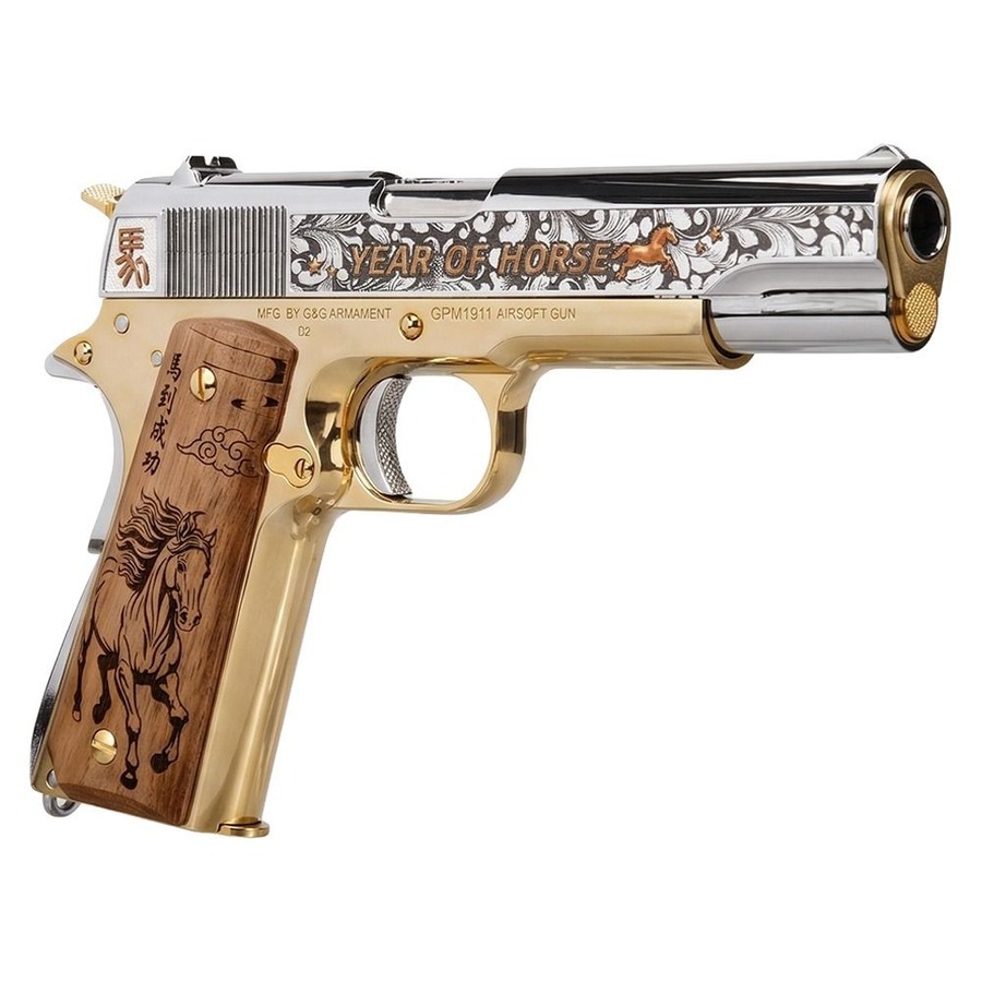 Réplique gaz GPM1911 Édition Warhorse 40e anniversaire - G&G ARMAMENT 3 Réplique gaz GPM1911 Édition Warhorse 40e anniversaire - G&G ARMAMENT – Image 3