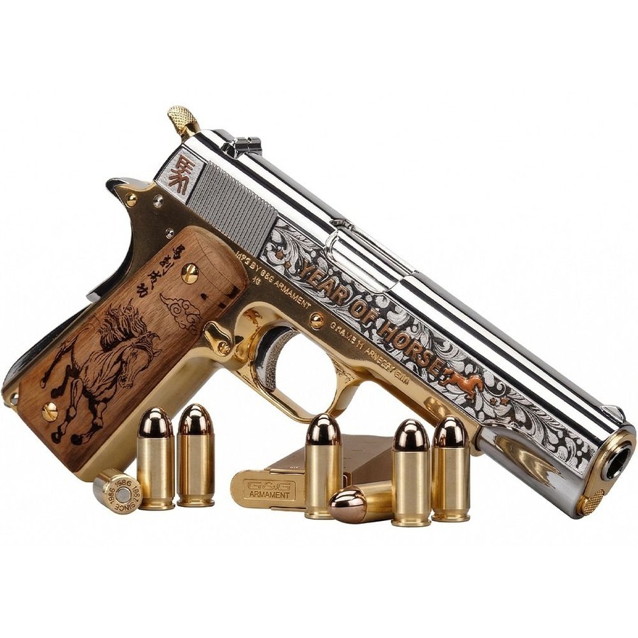 Réplique gaz GPM1911 Édition Warhorse 40e anniversaire - G&G ARMAMENT 4 Réplique gaz GPM1911 Édition Warhorse 40e anniversaire - G&G ARMAMENT – Image 4