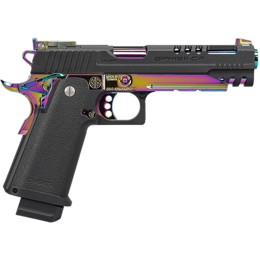 Réplique gaz GPM1911 CP Rainbow Edition - G&G ARMAMENT 1 Réplique gaz GPM1911 CP Rainbow Edition - G&G ARMAMENT