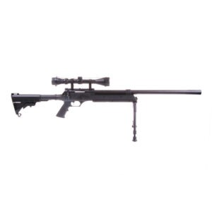 Réplique sniper MB06 SR-2 à ressort noire avec lunette et bipied - WELL PRO 13 LR1098 04