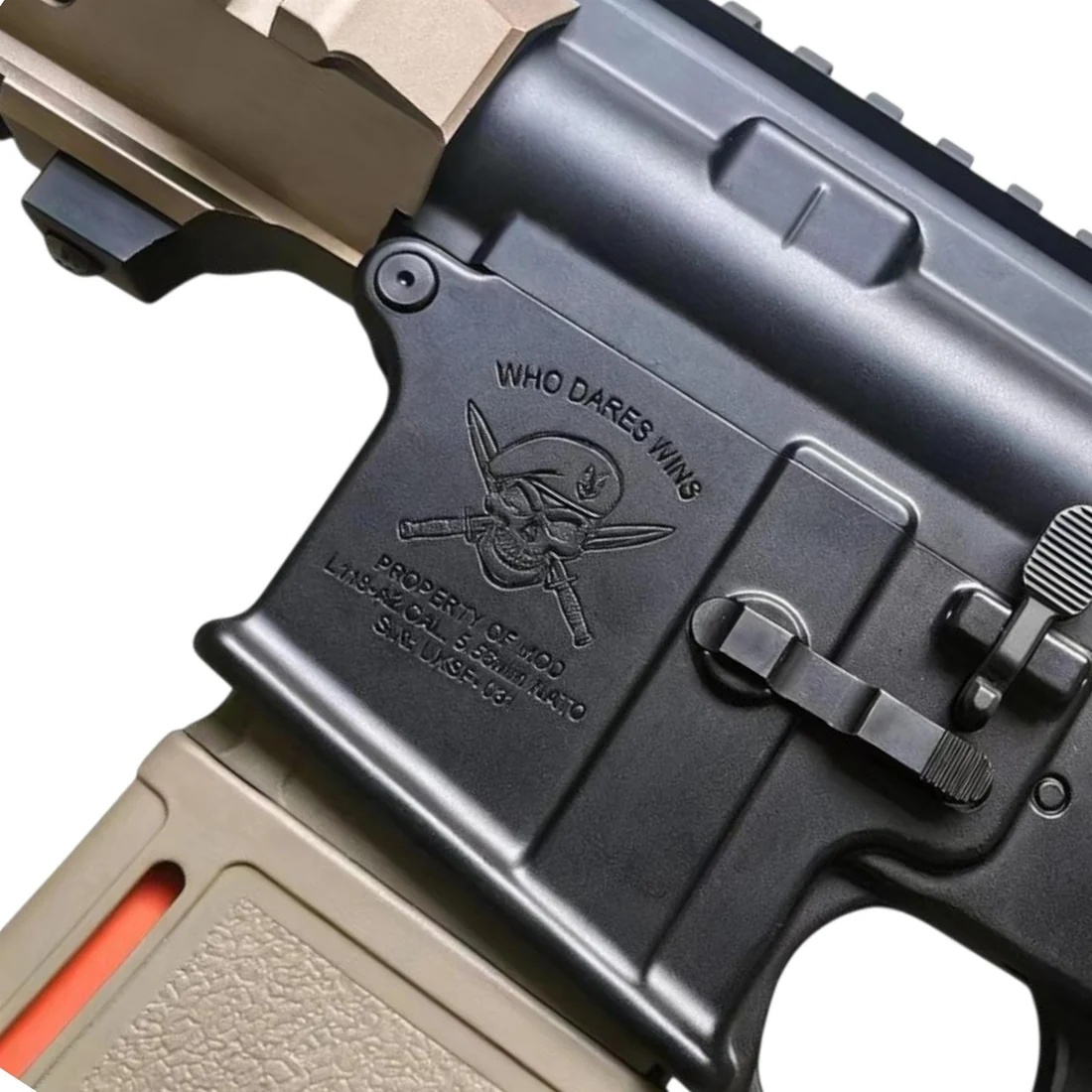 Réplique GBBR M4 L119A2 MWS FDE - WELL PRO 3 Réplique GBBR M4 L119A2 MWS FDE - WELL PRO – Image 3