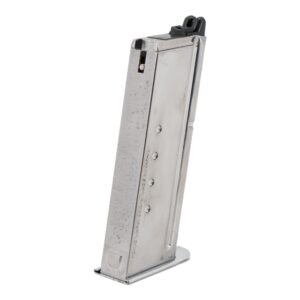 Chargeur gaz 27 coups pour DESERT EAGLE .50AE chromé - Tokyo Marui 1 tokyo marui gas magazine 27 rounds for 50ae series pistols chrome 149145 2
